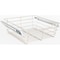 Hardware Resources Satin Nickel Closet Pullout Basket with Slides 14"Dx17"Wx6"H POB1-14176SN - alternate 1
